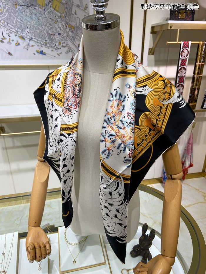 Streetwear Scarf Hermes   329623 size：90cm*90cm