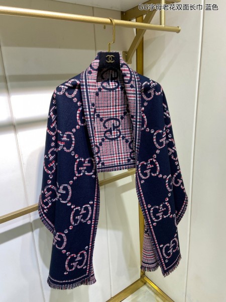 Streetwear Scarf GUCCI 329631 SIZE:47*180cm