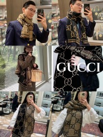 Streetwear Scarf GUCCI 329630 SIZE:47*180cm