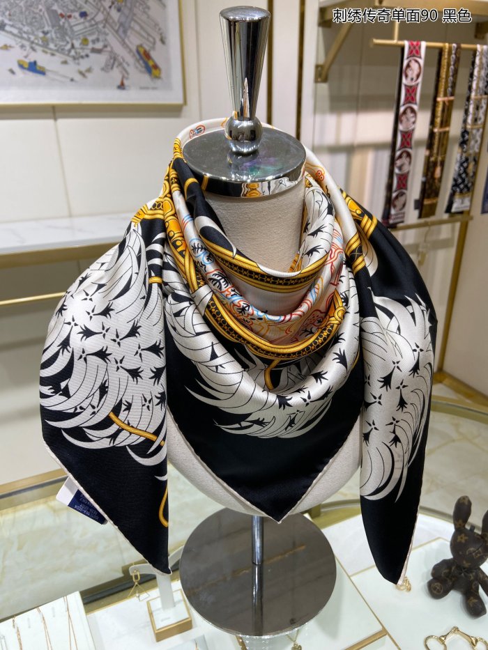 Streetwear Scarf Hermes   329623 size：90cm*90cm