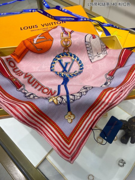 Streetwear Scarf LV  329628 SIZE:140*140cm