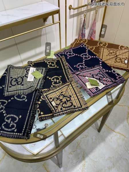 Streetwear Scarf GUCCI 329630 SIZE:47*180cm