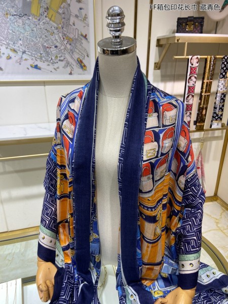 Streetwear Scarf FENDI 329618 SIZE:200*110 cm