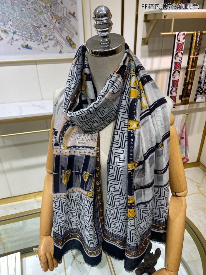 Streetwear Scarf FENDI 329620 SIZE:200*110 cm