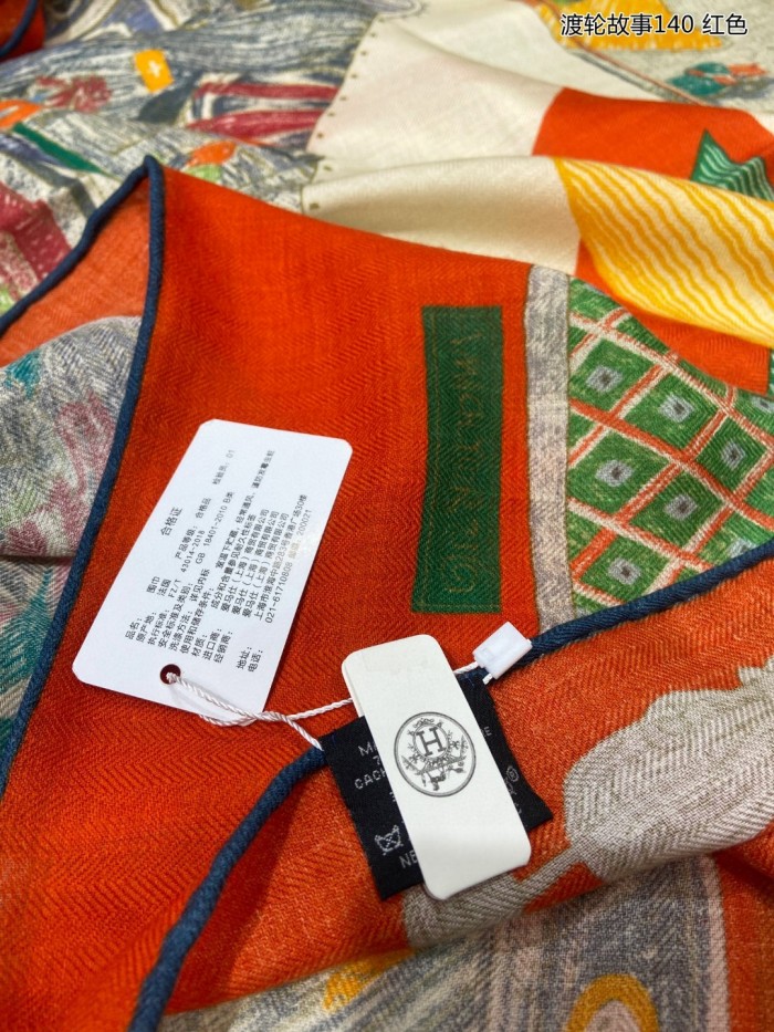 Streetwear Scarf Hermes   329634 size：140cm*140cm