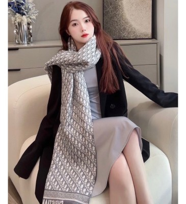 Streetwear Scarf Dior 329659 SIZE:45x180cm