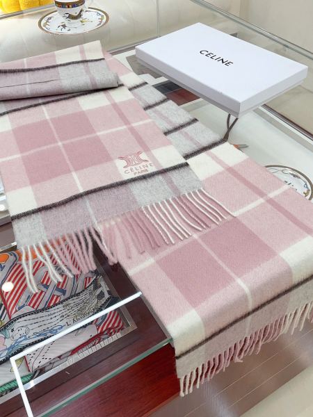 Streetwear Scarf CELINE 329573 SIZE:32*180cm