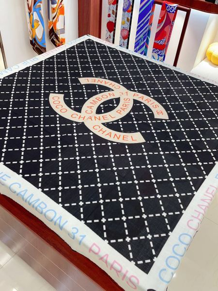 Streetwear Scarf CHANEL 329601 size：140*140cm