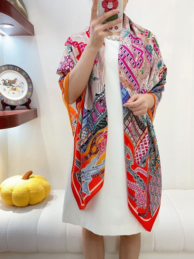 Streetwear Scarf Hermes   329532 size：140cm*140cm