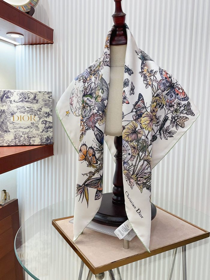 Streetwear Scarf Dior 329569 SIZE:90cm*90cm