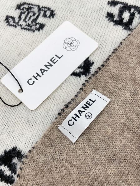 Streetwear Scarf CHANEL 329585 size：32*180cm