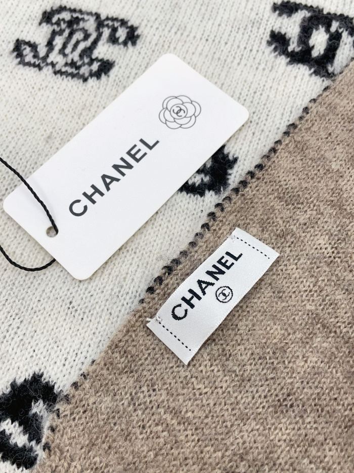 Streetwear Scarf CHANEL 329585 size：32*180cm