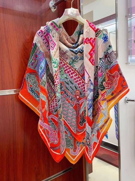 Streetwear Scarf Hermes   329532 size：140cm*140cm