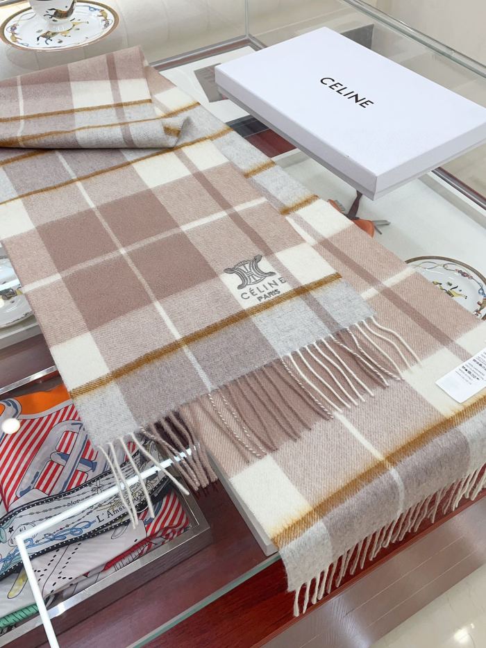 Streetwear Scarf CELINE 329572 size:32*180cm