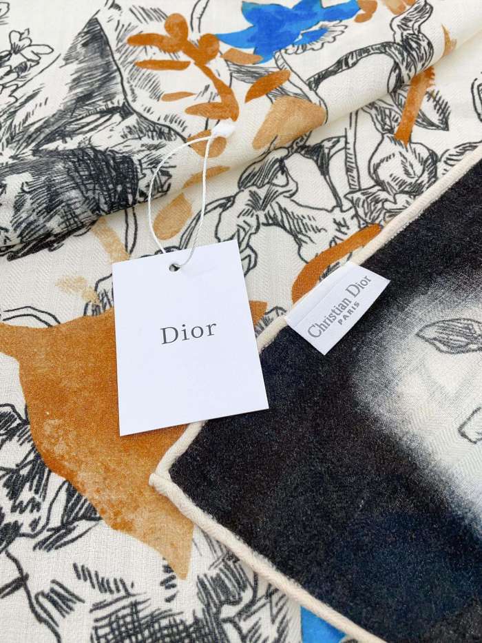 Streetwear Scarf Dior 329603 SIZE:65*185cm