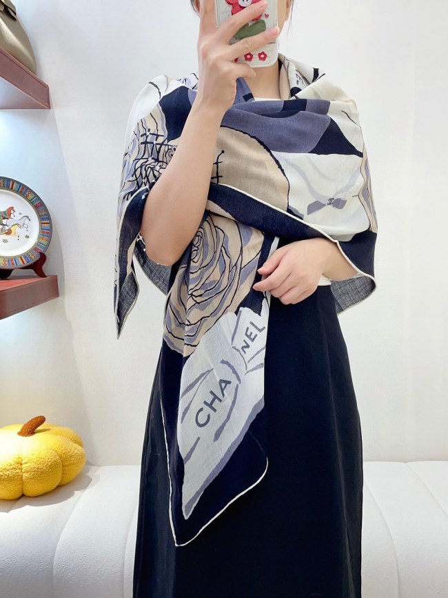 Streetwear Scarf CHANEL 329588 size：140*140cm