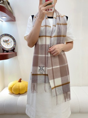 Streetwear Scarf CELINE 329572 size:32*180cm