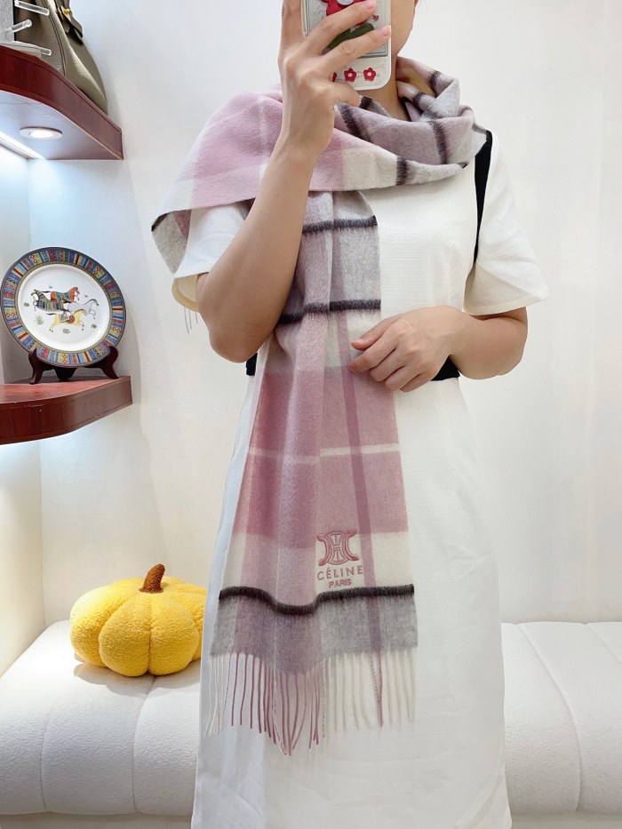 Streetwear Scarf CELINE 329573 SIZE:32*180cm