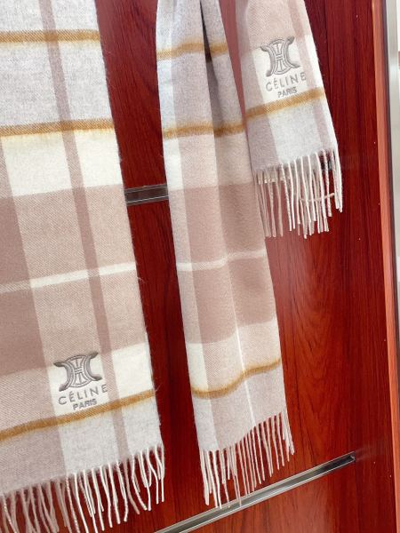 Streetwear Scarf CELINE 329572 size:32*180cm