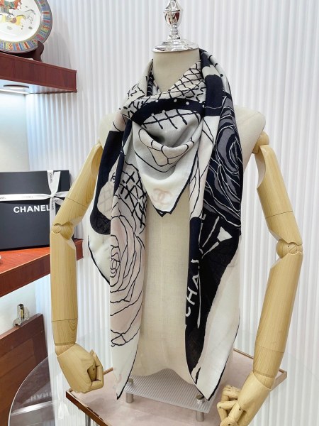 Streetwear Scarf CHANEL 329589 size：140*140cm