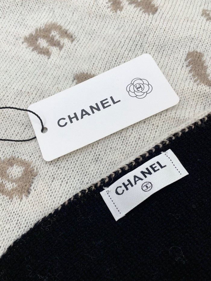 Streetwear Scarf CHANEL 329587 size：32*180cm