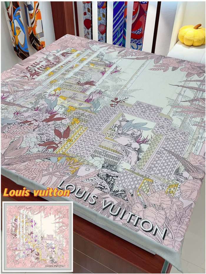 Streetwear Scarf LV  329537 SIZE:140*140cm