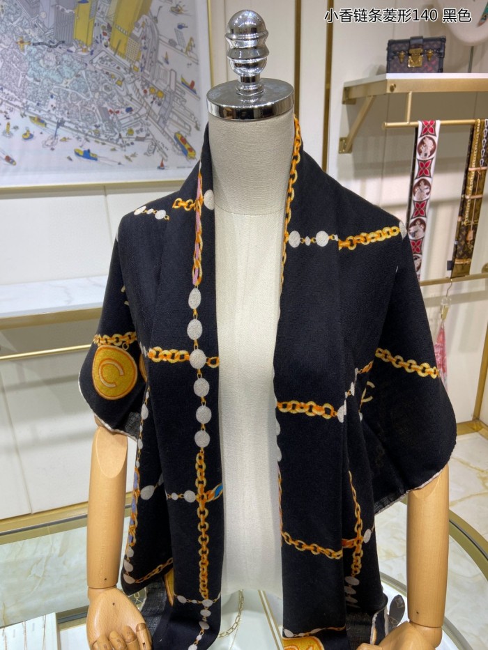 Streetwear Scarf CHANEL 329468 size：140*140cm