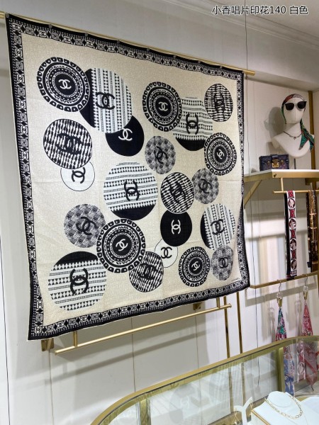 Streetwear Scarf CHANEL 329489 size：140*140cm
