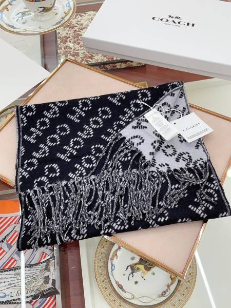Streetwear Scarf COACH 329497 SIZE:32*185cm