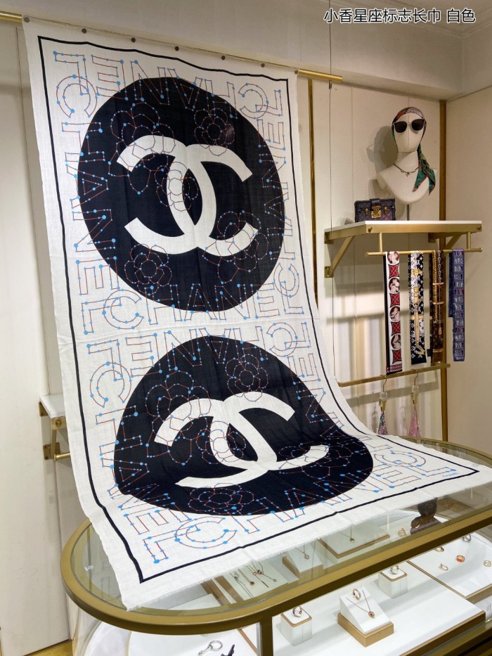 Streetwear Scarf CHANEL 329459 size:200*110cm