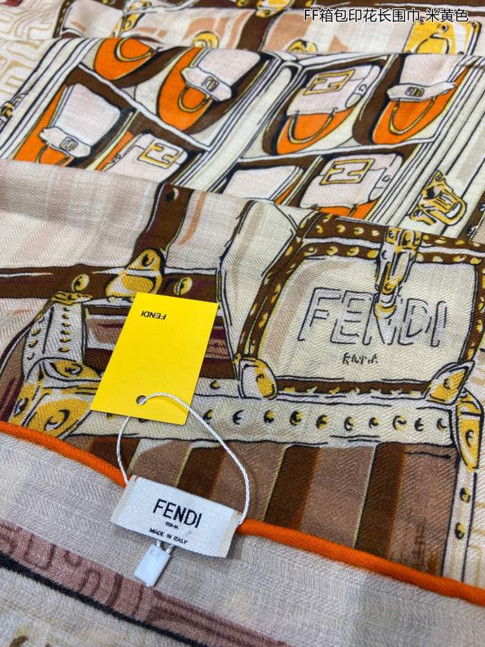 Streetwear Scarf FENDI 329467 SIZE:65*185cm