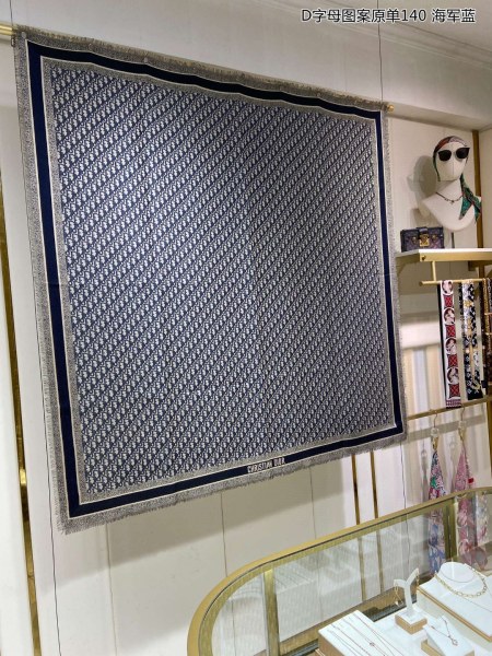 Streetwear Scarf Dior 329445 SIZE:140*140cm