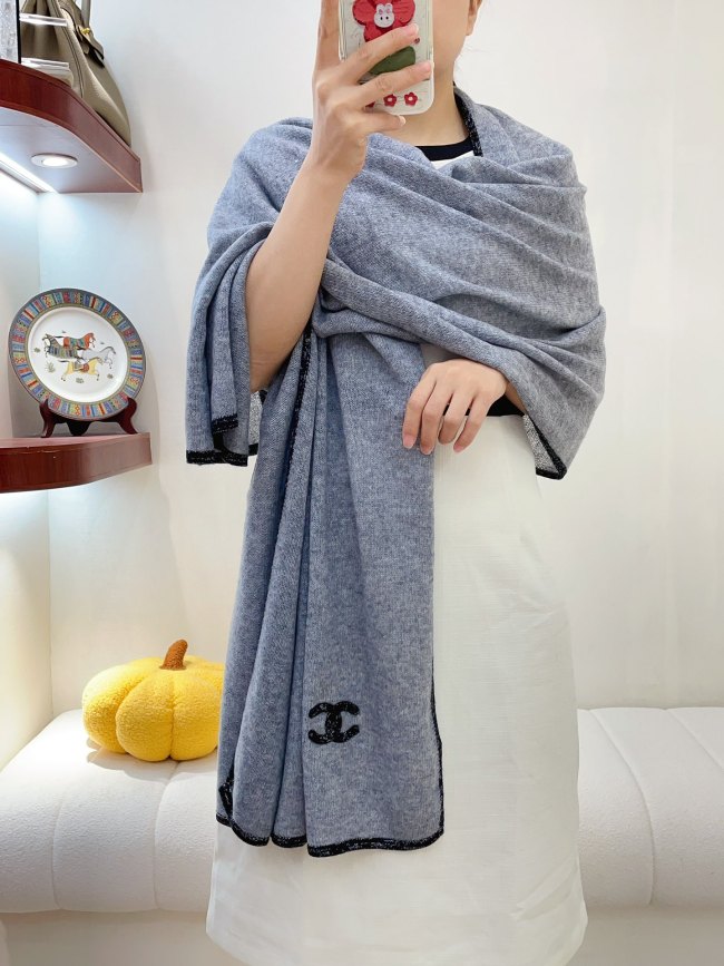 Streetwear Scarf CHANEL 329526 size：80*200cm