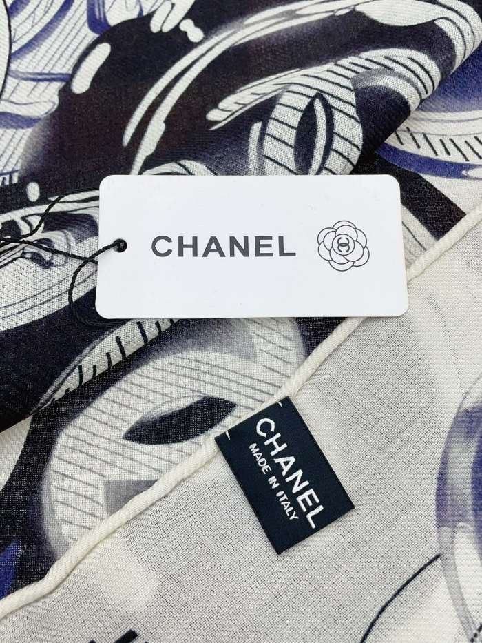 Streetwear Scarf CHANEL 329519 size：90*90cm