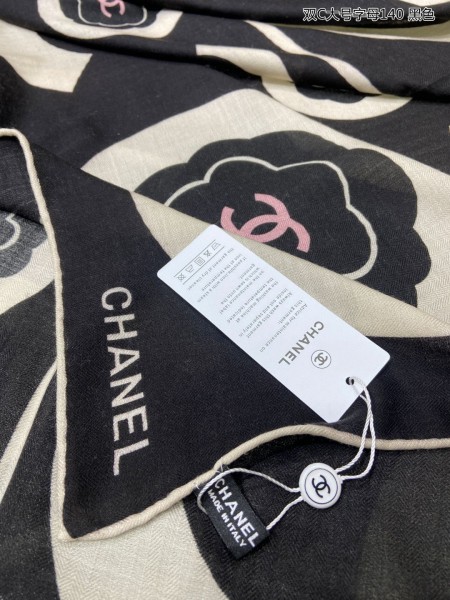 Streetwear Scarf CHANEL 329447 size：140*140cm