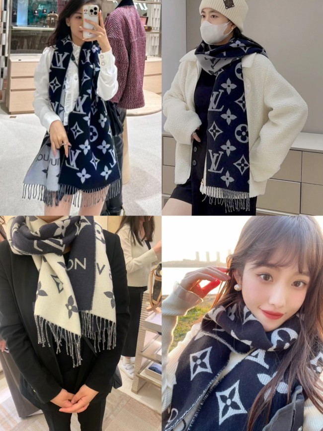 Streetwear Scarf LV  329470 SIZE:180*34cm