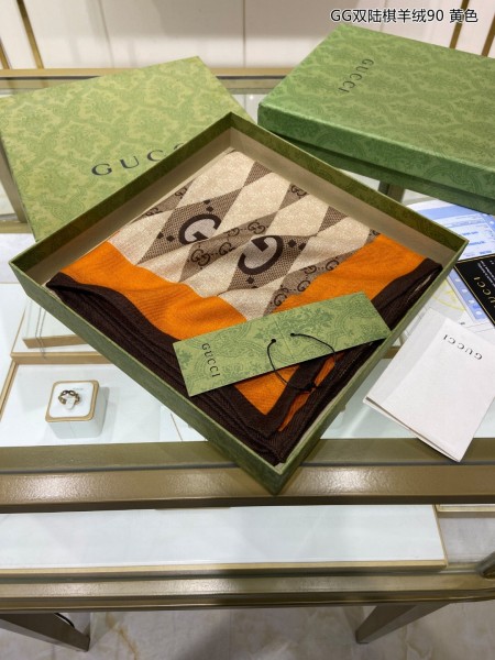 Streetwear Scarf GUCCI 329433 SIZE:90cm*90cm