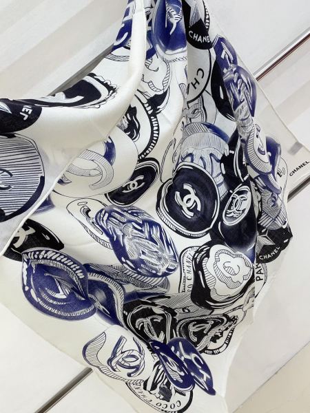 Streetwear Scarf CHANEL 329519 size：90*90cm