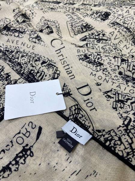 Streetwear Scarf Dior 329439 SIZE:140*140cm