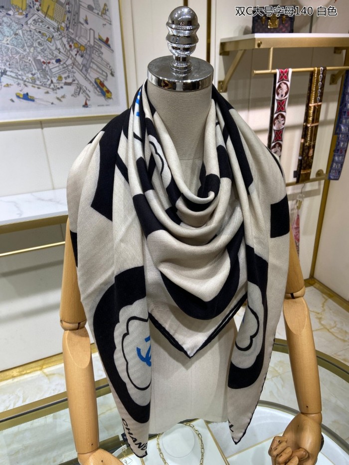 Streetwear Scarf CHANEL 329446 size：140*140cm