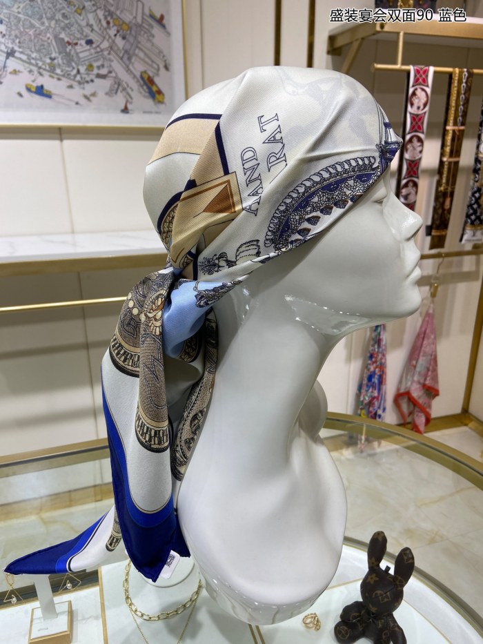 Streetwear Scarf Hermes   329431 size：90cm*90cm