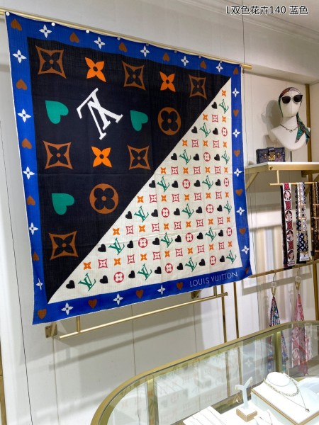 Streetwear Scarf LV 329437 SIZE:140*140cm