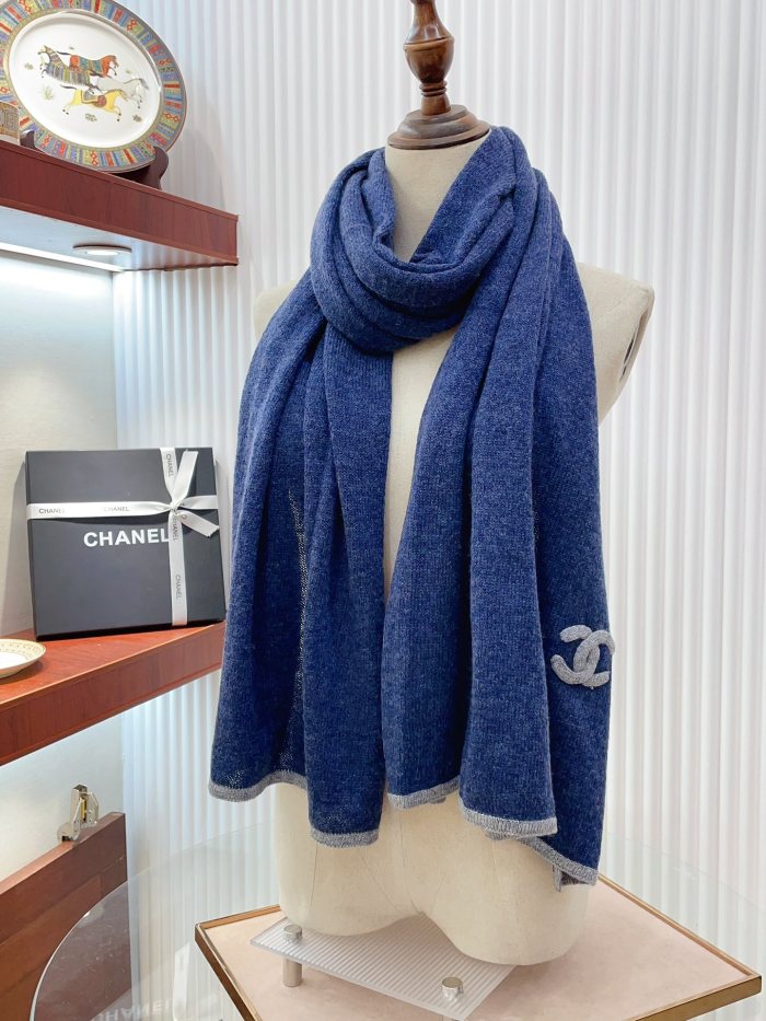 Streetwear Scarf CHANEL 329524 size：80*200cm