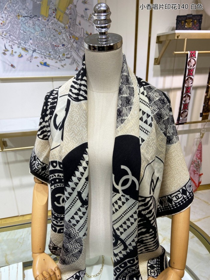 Streetwear Scarf CHANEL 329489 size：140*140cm