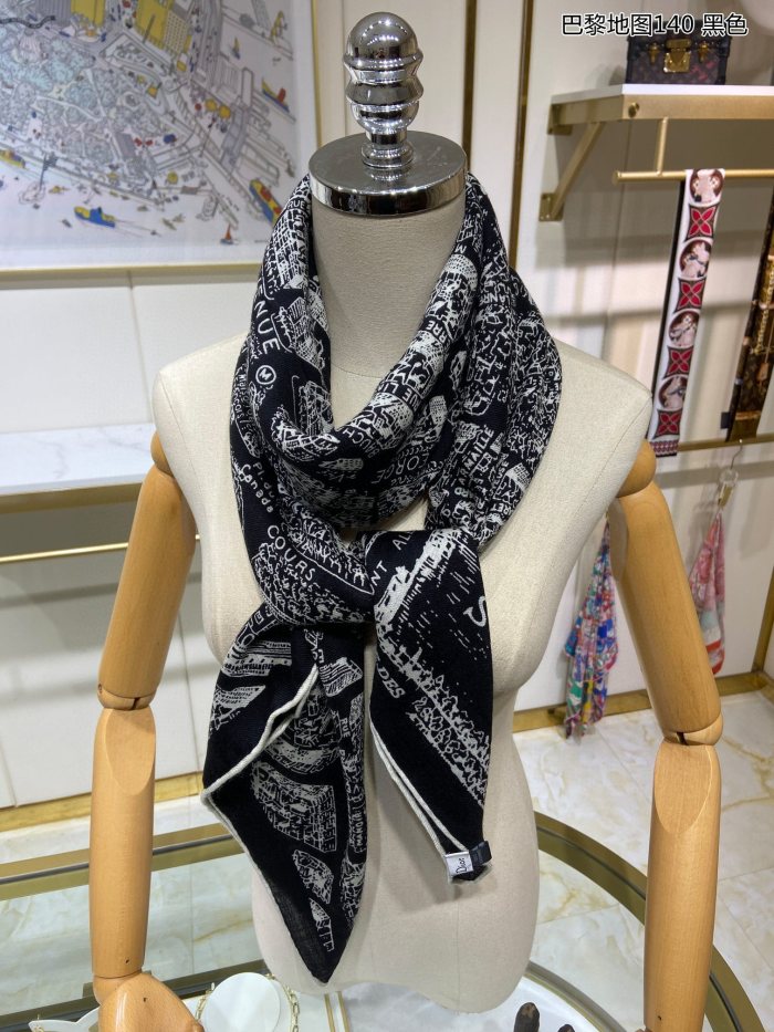 Streetwear Scarf Dior 329440 SIZE:140*140cm
