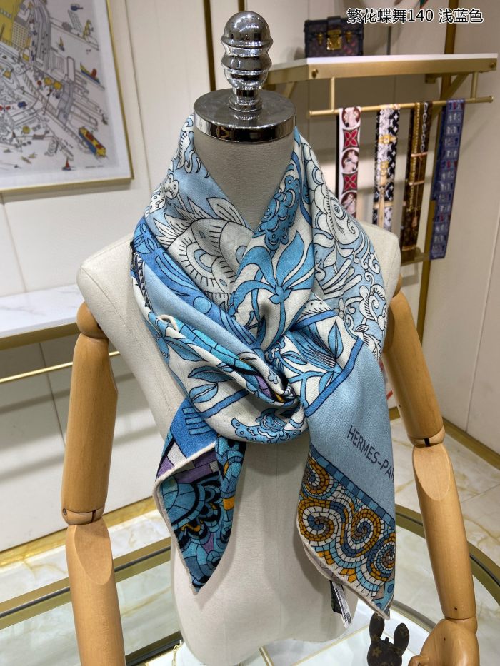 Streetwear Scarf Hermes   329488 size：140cm*140cm