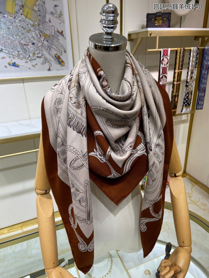 Streetwear Scarf Hermes   329432 size：140cm*140cm