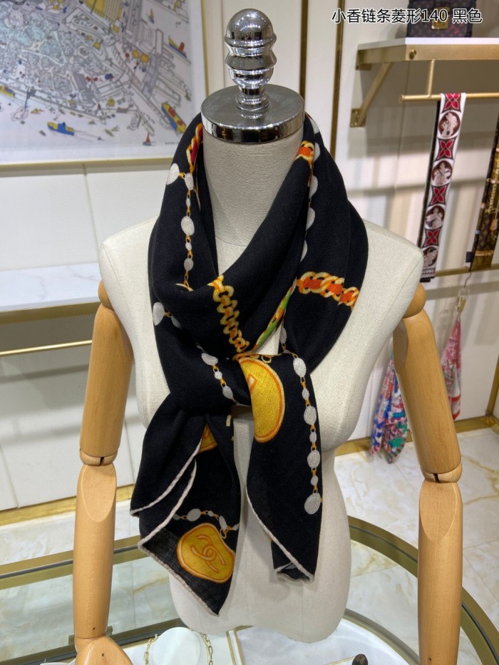 Streetwear Scarf CHANEL 329468 size：140*140cm