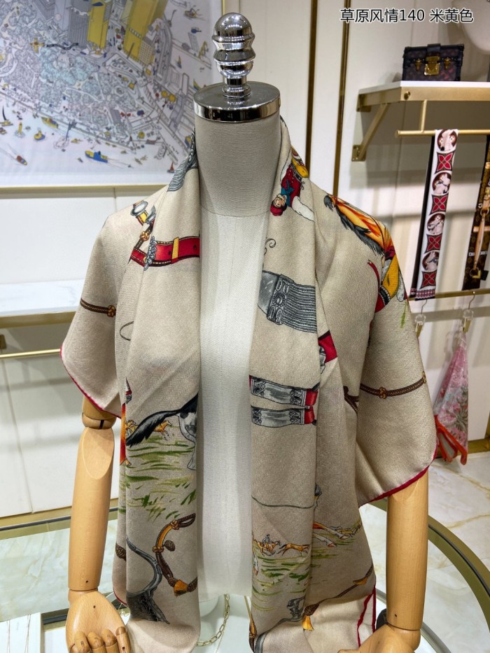 Streetwear Scarf Hermes 329452 SIZE:140cm*140cm