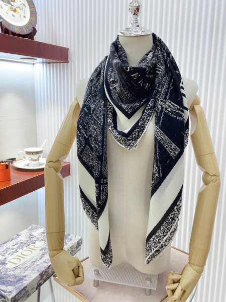 Streetwear Scarf Dior 329513 SIZE:140*140cm